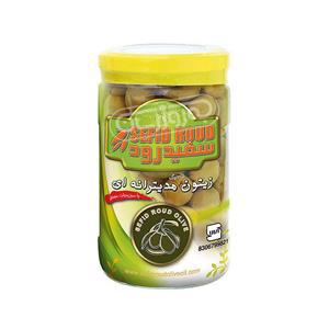 زیتون بدون هسته مدیترانه 750گ سفید رود