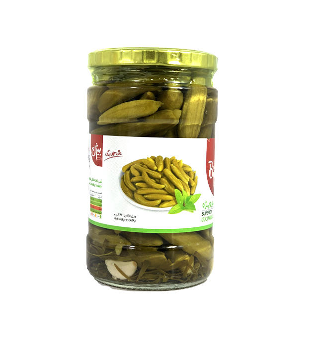 خیارشور ویژه شیشه 660گ بیژن