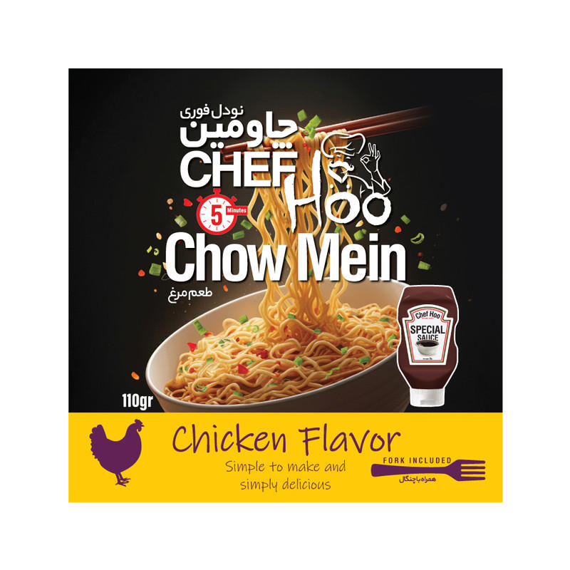 نودل مرغ 110 گرم شف هو