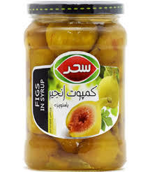 کمپوت انجیر شیشه 630گ سحر