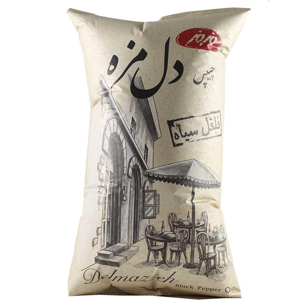 چیپس فلفل سیاه 90 گرمی دل مزه
