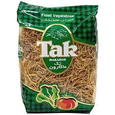 ماکارونی فیدلی سبزیجات 500 گ تک