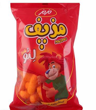 پفک پنیری 90 گرم لئو مزپف مزمز