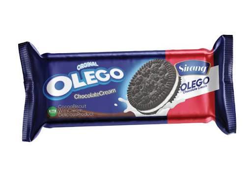  بیسکوئیت کاکائویی کرمدار olego سیرنگ