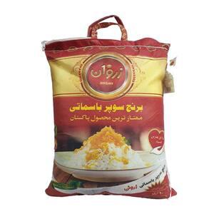 برنج پاکستانی دانه بلند زروان (کیسه ای)