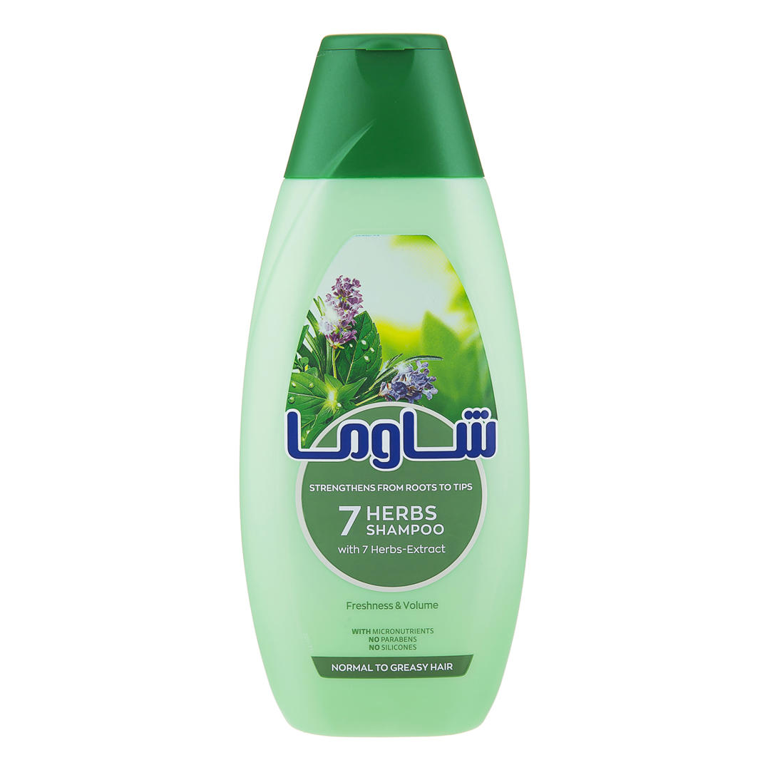 شامپو هفت گیاه چرب 400 شاوما