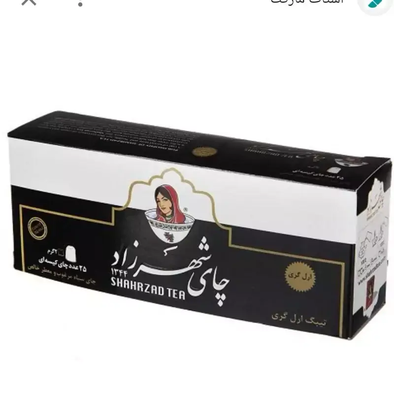  چای عطری تی بگ 25 ع شهرزاد