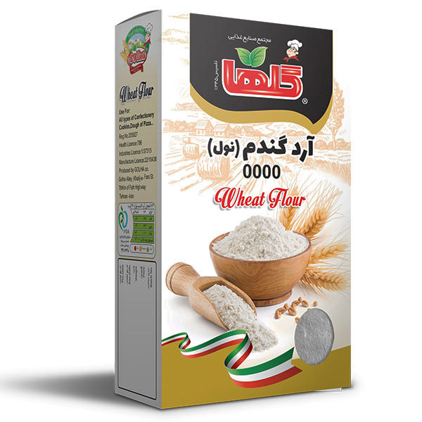 آرد سفید جعبه 500 گ گلها