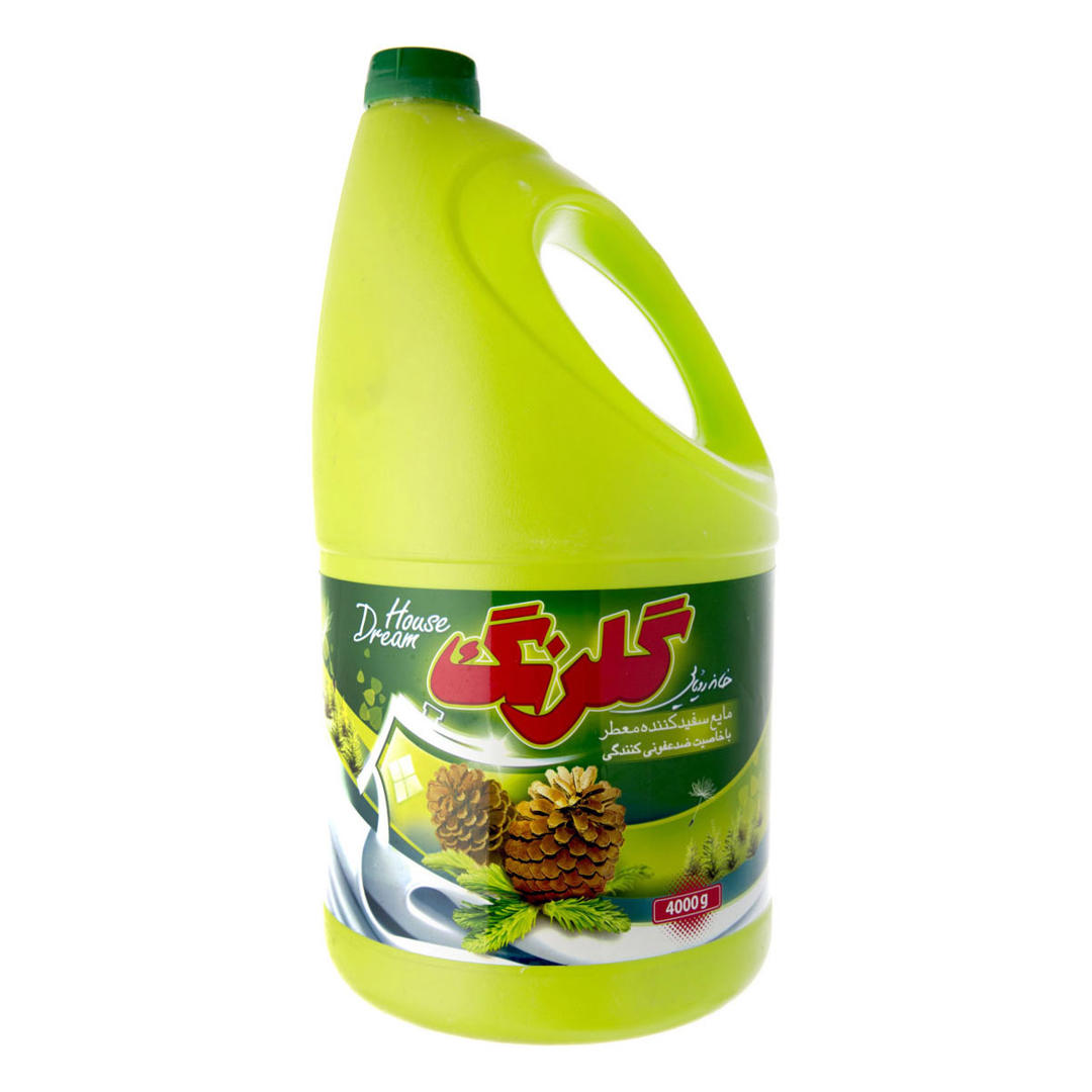 سفیدکننده گلرنگ معطر چهار لیتری سبز